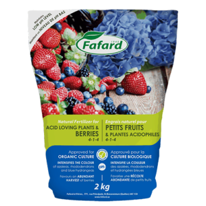 Engrais naturel pour petits fruits et plantes acidophiles - Fafard 2 kg