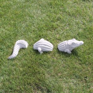 Crocodile en 3 pièces