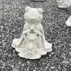 Grenouilles zen triple